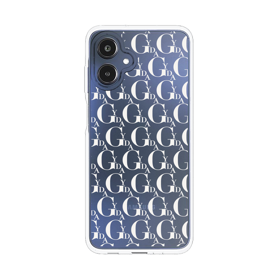 Slim Protection Case［ GYDA - Monogram - White ］