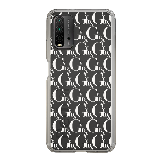 Slim Protection Case［ GYDA - Monogram - White ］