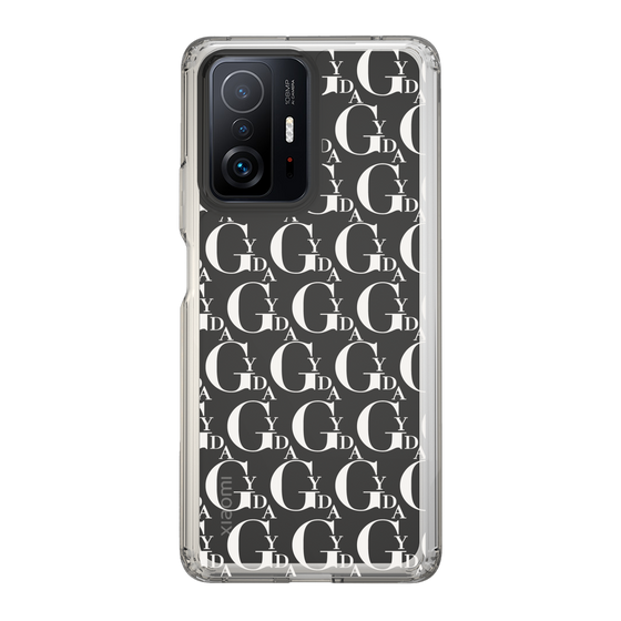 Slim Protection Case［ GYDA - Monogram - White ］