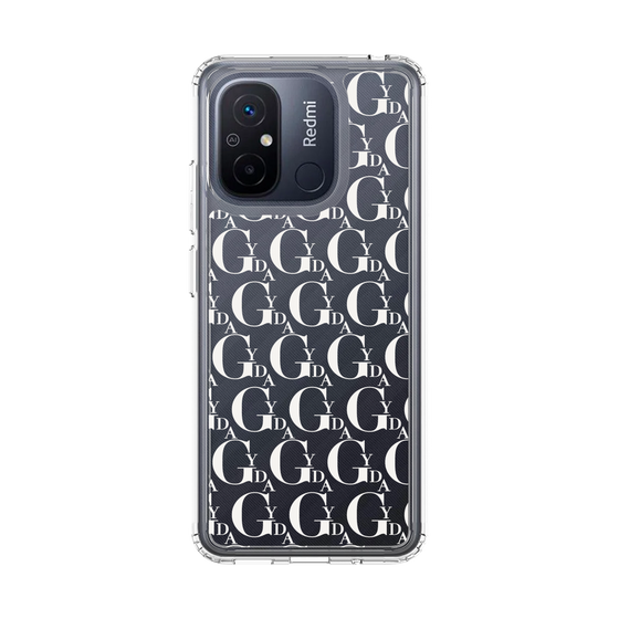 Slim Protection Case［ GYDA - Monogram - White ］