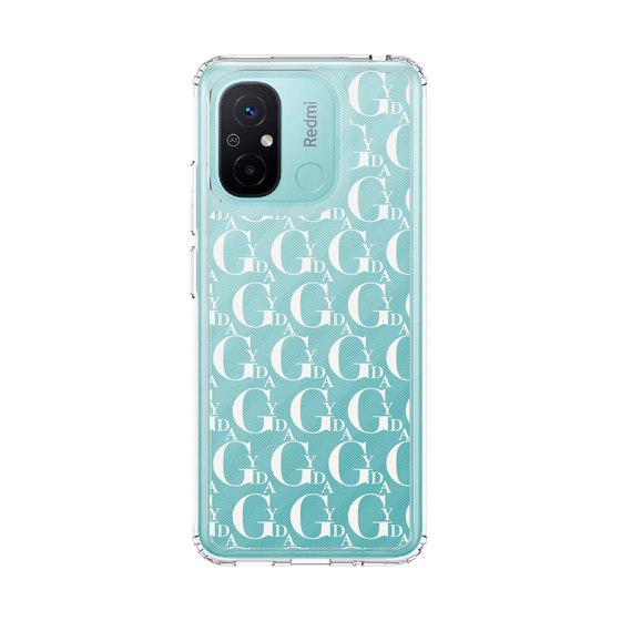 Slim Protection Case［ GYDA - Monogram - White ］