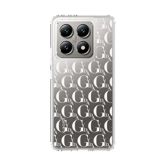 Slim Protection Case［ GYDA - Monogram - White ］