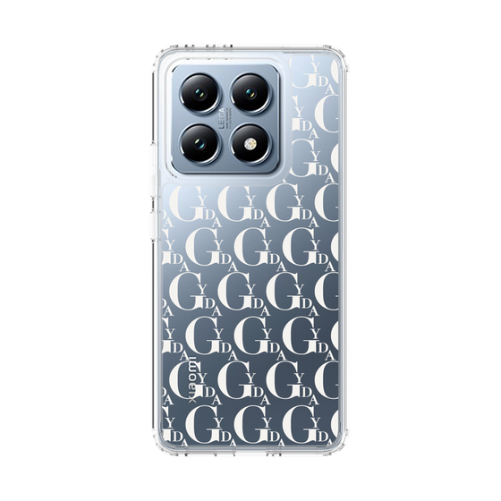 Slim Protection Case［ GYDA - Monogram - White ］