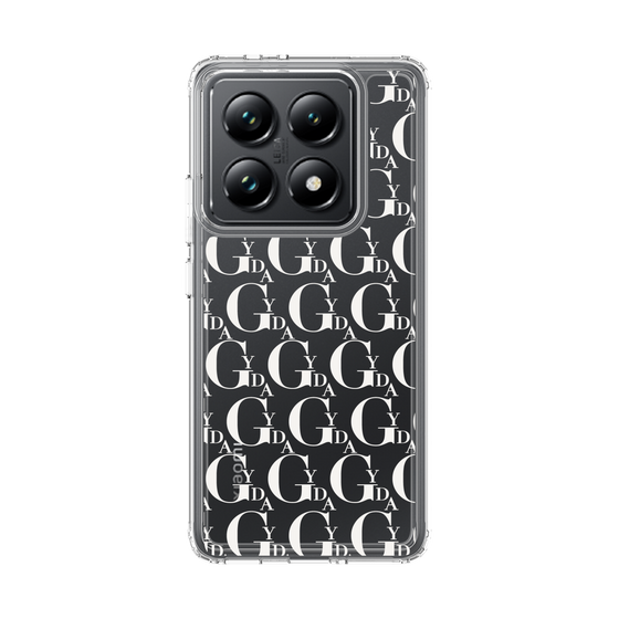 Slim Protection Case［ GYDA - Monogram - White ］
