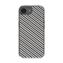 Slim Protection Case［ Small Stripe - Gray × Black ］
