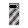 Slim Protection Case［ Small Stripe - Gray × Black ］