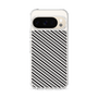 Slim Protection Case［ Small Stripe - Gray × Black ］