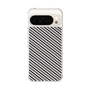 Slim Protection Case［ Small Stripe - Gray × Black ］