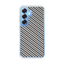Slim Protection Case［ Small Stripe - Gray × Black ］