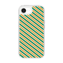 Slim Protection Case［ Small Stripe - Green × Orange ］