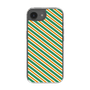 Slim Protection Case［ Small Stripe - Green × Orange ］