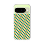 Slim Protection Case［ Small Stripe - Green × Orange ］