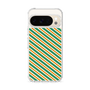 Slim Protection Case［ Small Stripe - Green × Orange ］