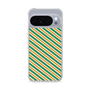 Slim Protection Case［ Small Stripe - Green × Orange ］