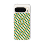 Slim Protection Case［ Small Stripe - Green × Orange ］