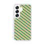 Slim Protection Case［ Small Stripe - Green × Orange ］