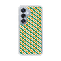 Slim Protection Case［ Small Stripe - Green × Orange ］
