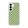 Slim Protection Case［ Small Stripe - Green × Orange ］