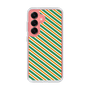 Slim Protection Case［ Small Stripe - Green × Orange ］