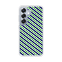 Slim Protection Case［ Small Stripe - Navy × Green ］