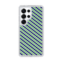 Slim Protection Case［ Small Stripe - Navy × Green ］