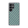 Slim Protection Case［ Small Stripe - Navy × Green ］