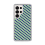 Slim Protection Case［ Small Stripe - Navy × Green ］