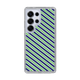 Slim Protection Case［ Small Stripe - Navy × Green ］