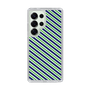 Slim Protection Case［ Small Stripe - Navy × Green ］