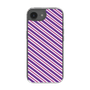 Slim Protection Case［ Small Stripe - Purple × Pink ］