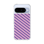 Slim Protection Case［ Small Stripe - Purple × Pink ］