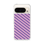 Slim Protection Case［ Small Stripe - Purple × Pink ］