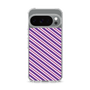 Slim Protection Case［ Small Stripe - Purple × Pink ］