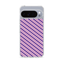 Slim Protection Case［ Small Stripe - Purple × Pink ］