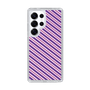 Slim Protection Case［ Small Stripe - Purple × Pink ］