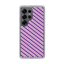 Slim Protection Case［ Small Stripe - Purple × Pink ］