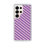 Slim Protection Case［ Small Stripe - Purple × Pink ］