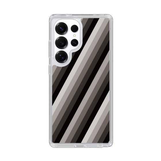 Slim Protection Case［ Middle Stripe - Black ］