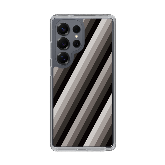 Slim Protection Case［ Middle Stripe - Black ］