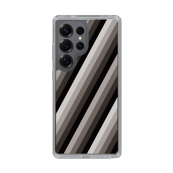 Slim Protection Case［ Middle Stripe - Black ］