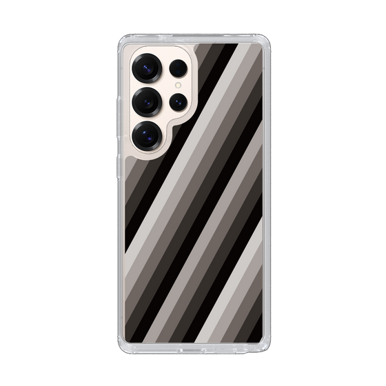 Slim Protection Case［ Middle Stripe - Black ］