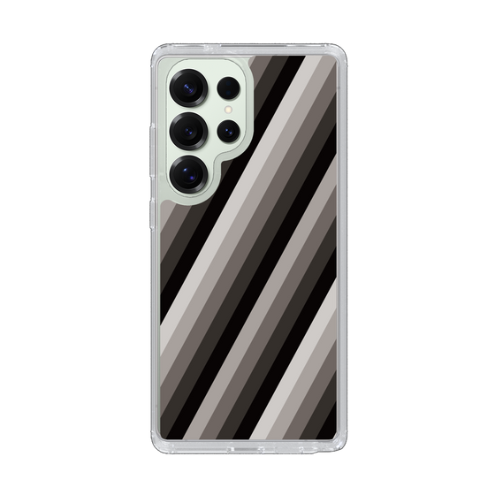 Slim Protection Case［ Middle Stripe - Black ］
