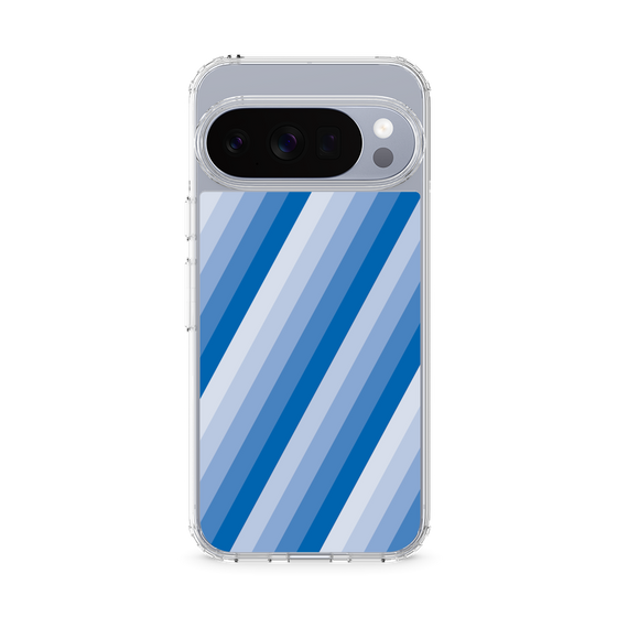 Slim Protection Case［ Middle Stripe - Blue ］