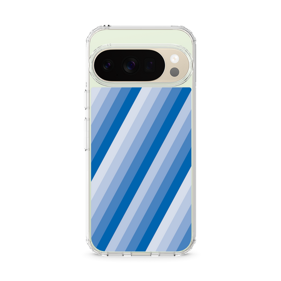 Slim Protection Case［ Middle Stripe - Blue ］