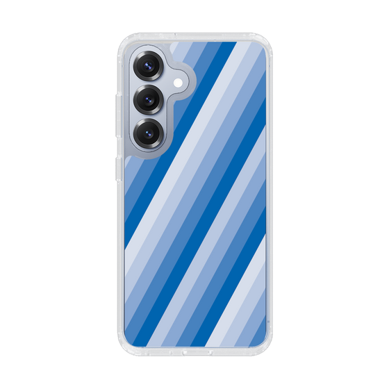 Slim Protection Case［ Middle Stripe - Blue ］