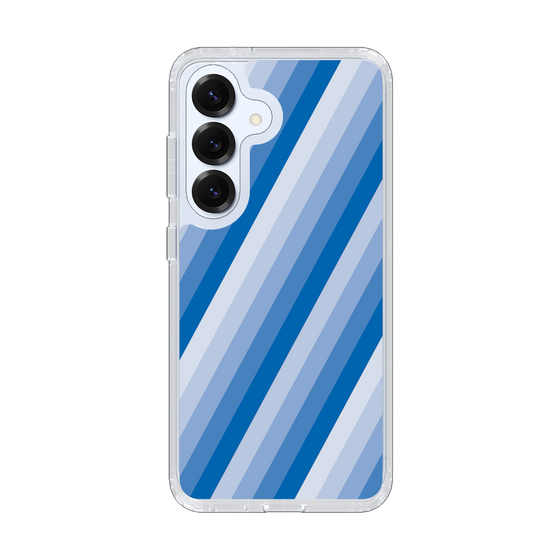 Slim Protection Case［ Middle Stripe - Blue ］