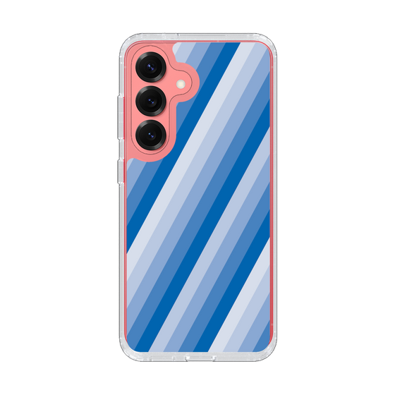Slim Protection Case［ Middle Stripe - Blue ］