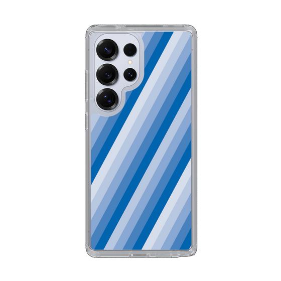 Slim Protection Case［ Middle Stripe - Blue ］