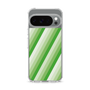 Slim Protection Case［ Middle Stripe - Green ］