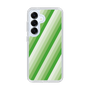 Slim Protection Case［ Middle Stripe - Green ］